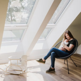 ‘We zijn onwijs trots op onze pasgeboren zoon Loek én op de metamorfose van de kinderkamer’